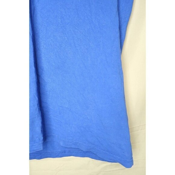 Vintage 90s Pro Club Blank Light Blue T Shirt Size Men's XXL 2X Made in the USA - Picture 5 of 12